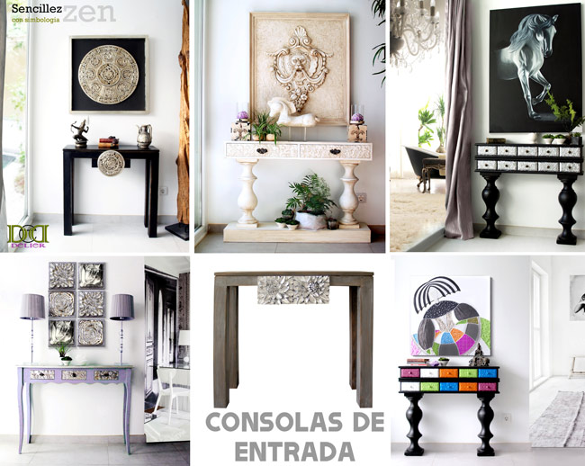 consolas muebles coloniales