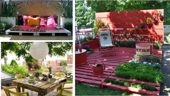 Crear muebles con palets, reciclemos!.