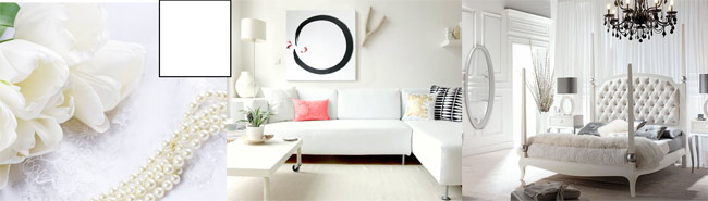 decoracion en blanco