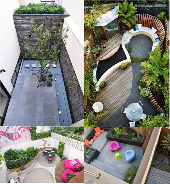 Como decorar una terraza o patio pequeño Decoración interior Patio Suelo
