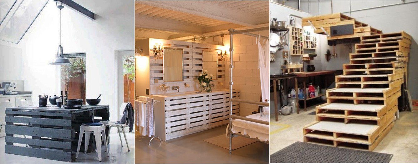 Crear muebles con palets, reciclemos!.