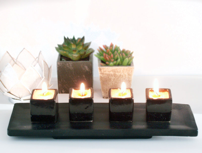 Decoracion Zen Velas ~ particulares aromaterapia zen velas parafina soporte 4 velas Decoracion Zen Velas ~ particulares aromaterapia zen velas parafina soporte 4 velas