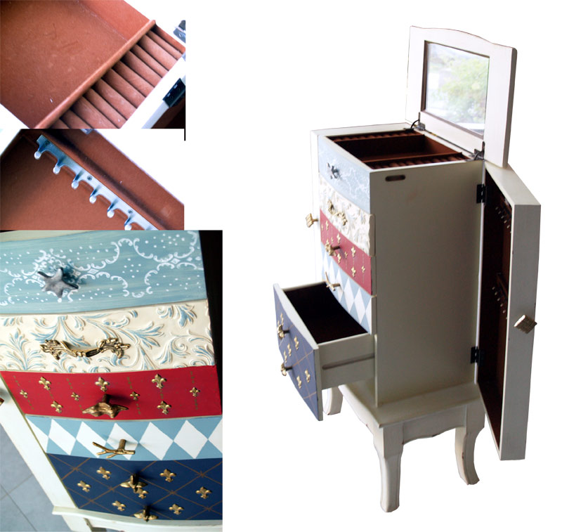 ESTUDIO DELIER | Mueble joyero cajonera