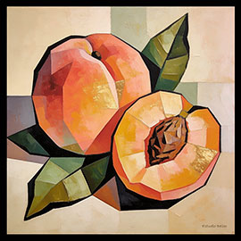 tienda cuadros con melocotones