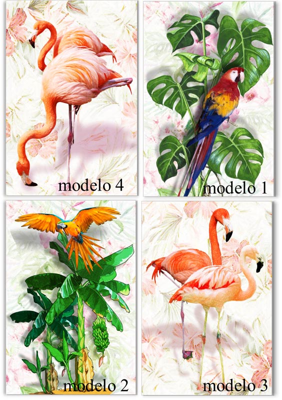 ESTUDIO DELIER | Cuadros peque tropical