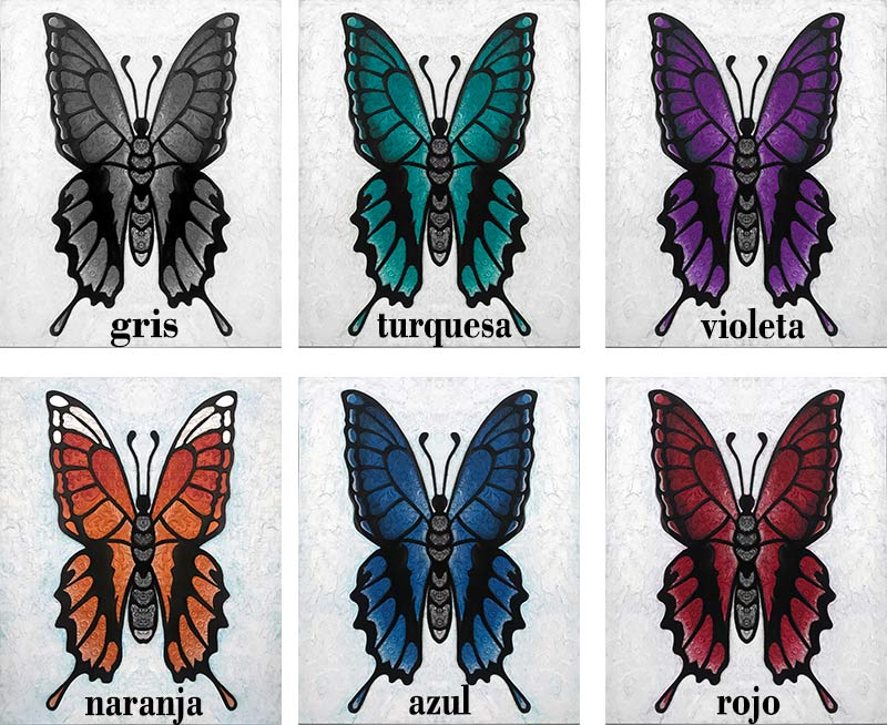 cuadros modernos mariposas