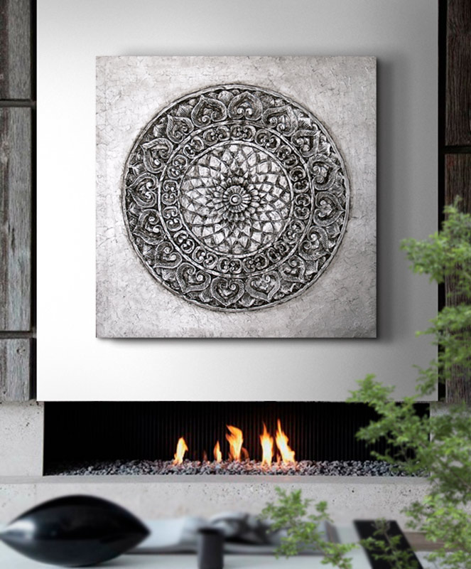 cuadros mandalas chimeneas