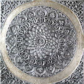 mandala roseton moderno