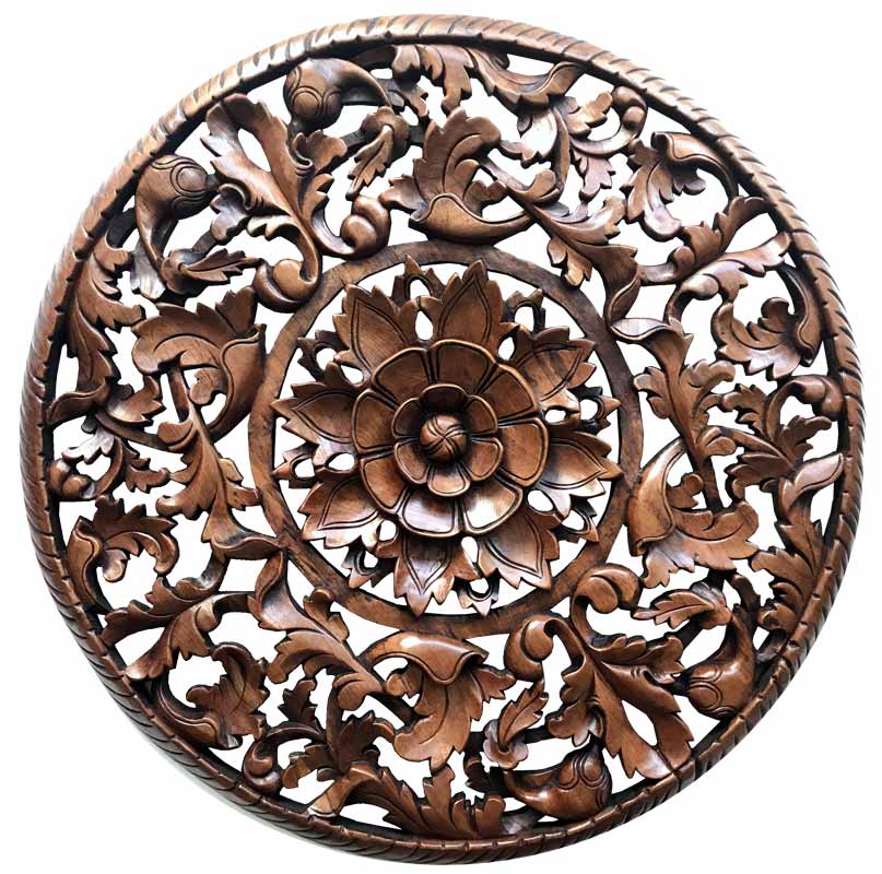 ESTUDIO DELIER | Cuadro Roseton madera colonial