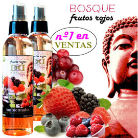 Ambientador el bosque antes con la marca de artcromo, el original aroma y mas vendido, aromas a frutos rojos, mira en tienda online ambientadores artcromo-delier