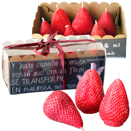 comprar velas de fresas