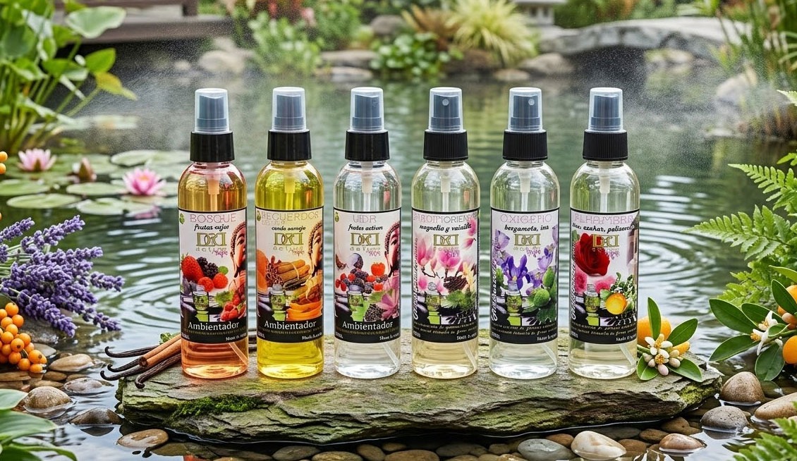 Ambientador en spray artesanal de Estudio Delier con esencias naturales y aromaterapia zen