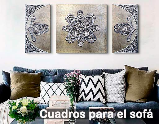 cuadros para el sofa