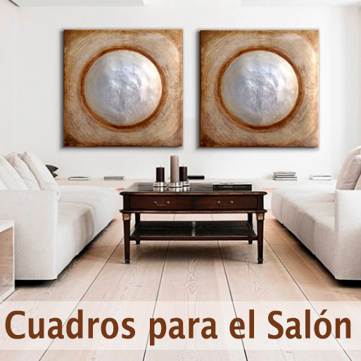 cuadros modernos salon