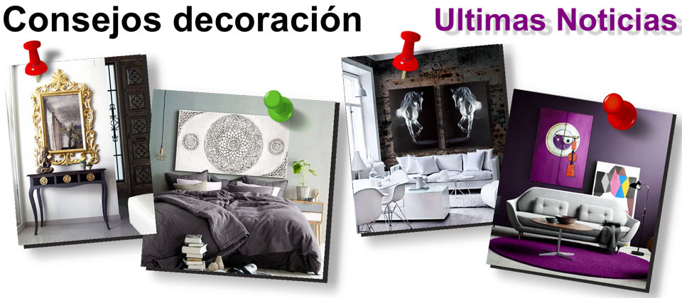 ideas para decorar con cuadros y muebles 