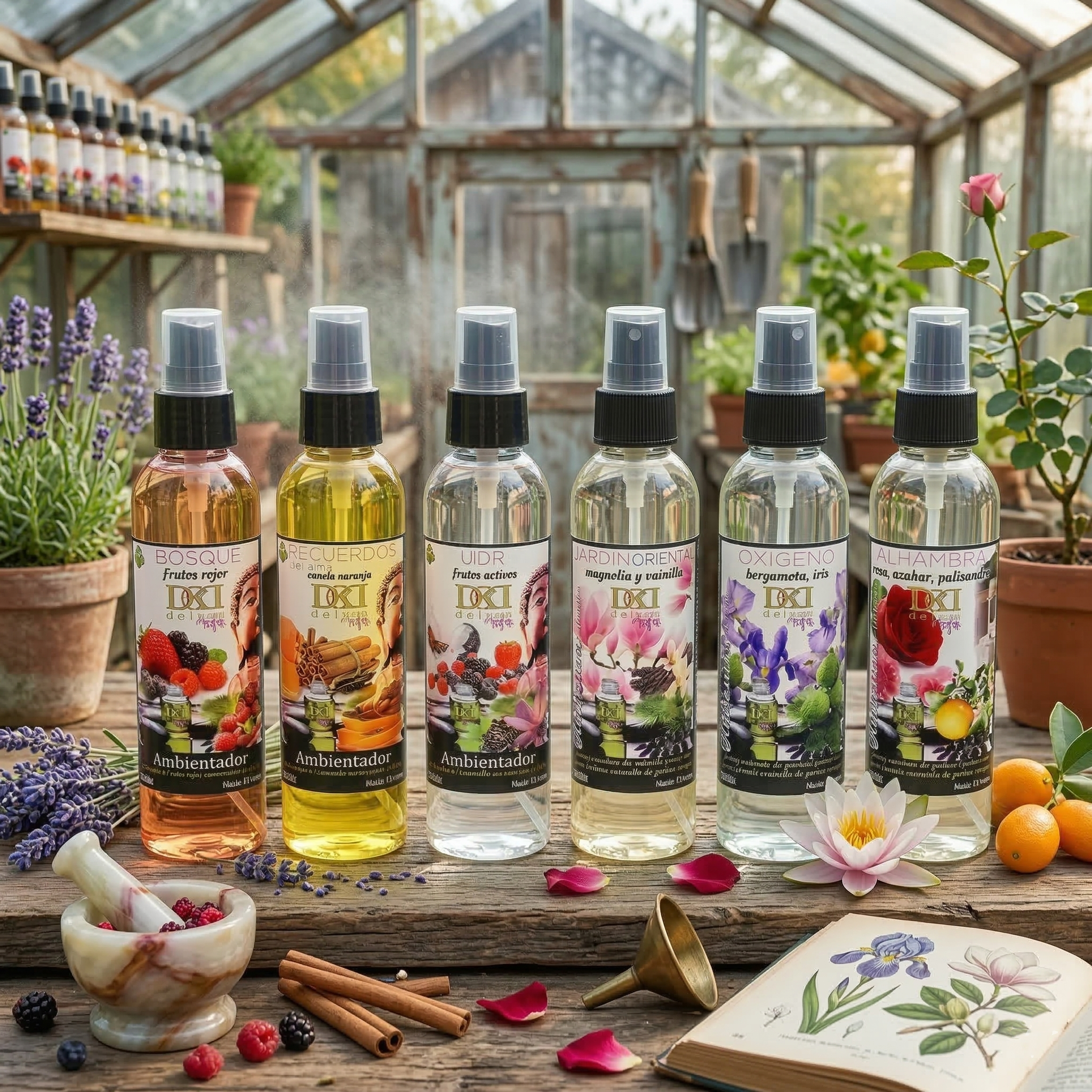 ambientadores de Estudio Delier, vida, bosque, oxigeno ..