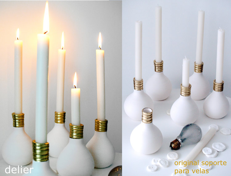 candelabros originales para velas