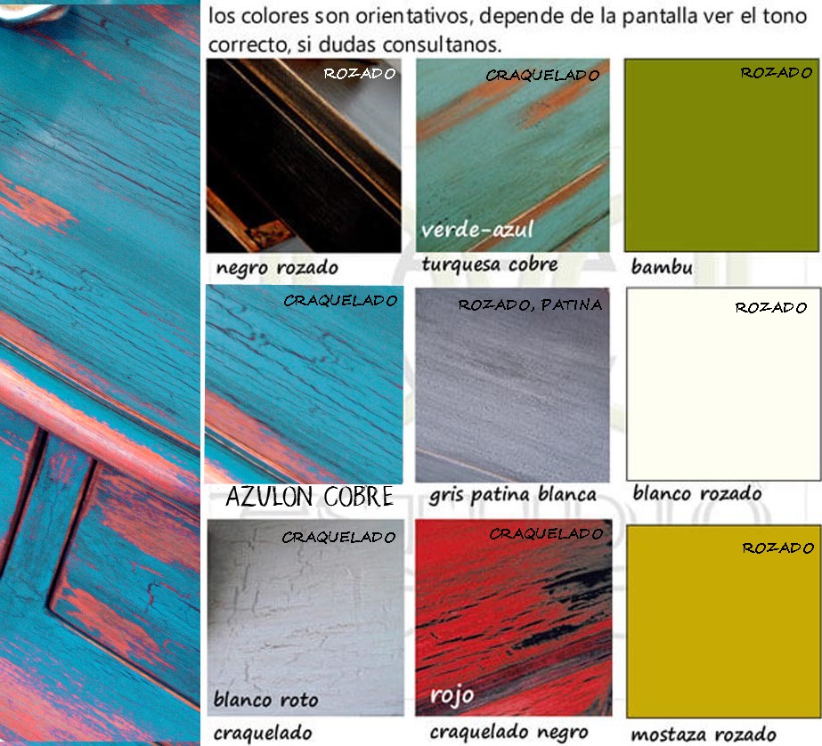 colores para muebles