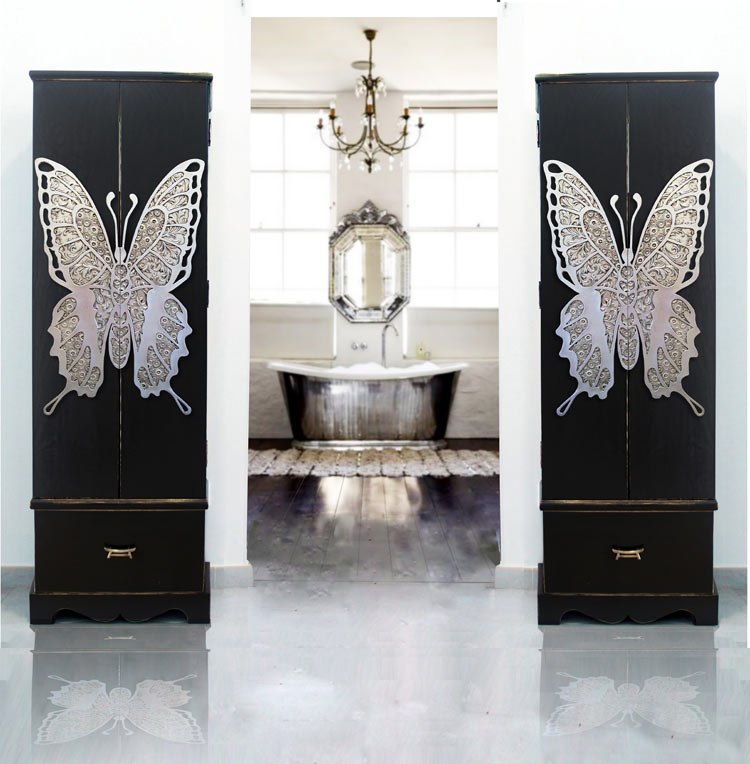 ▷ ESTUDIO | Armario joyero mariposa