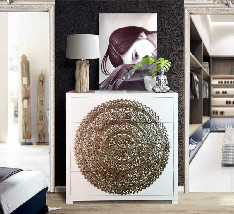 muebles cajoneras mandalas modernos orientales