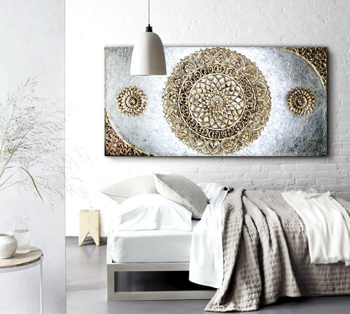 mandalas plateados