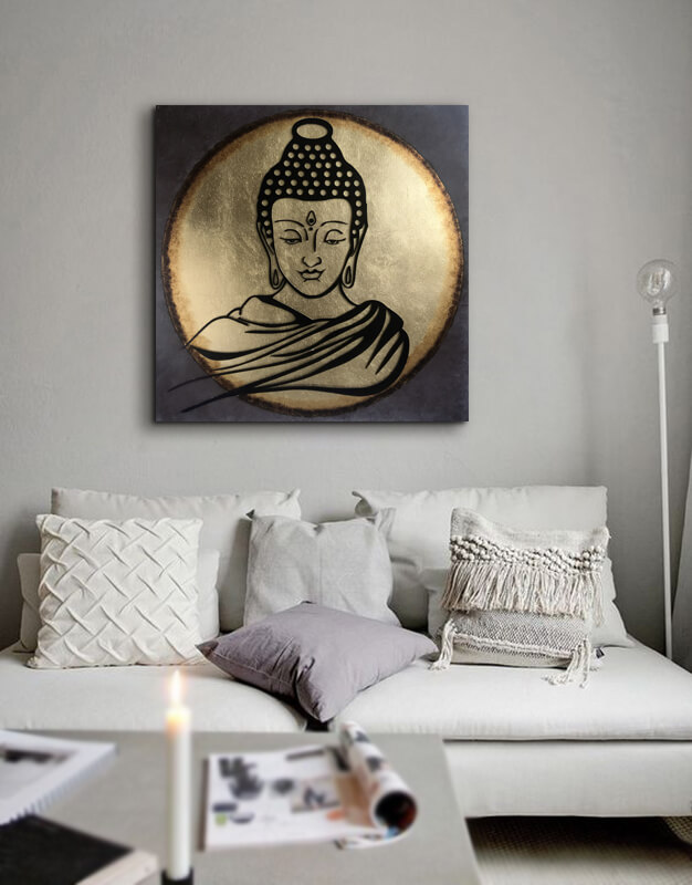 cuadros de buda meditacion