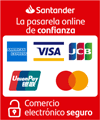 Pasarela de pago seguro del Banco Santander para tus compras online en Estudio Delier