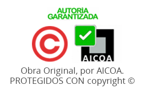 Obra Original, protegidos los derechos de autor por AICOA